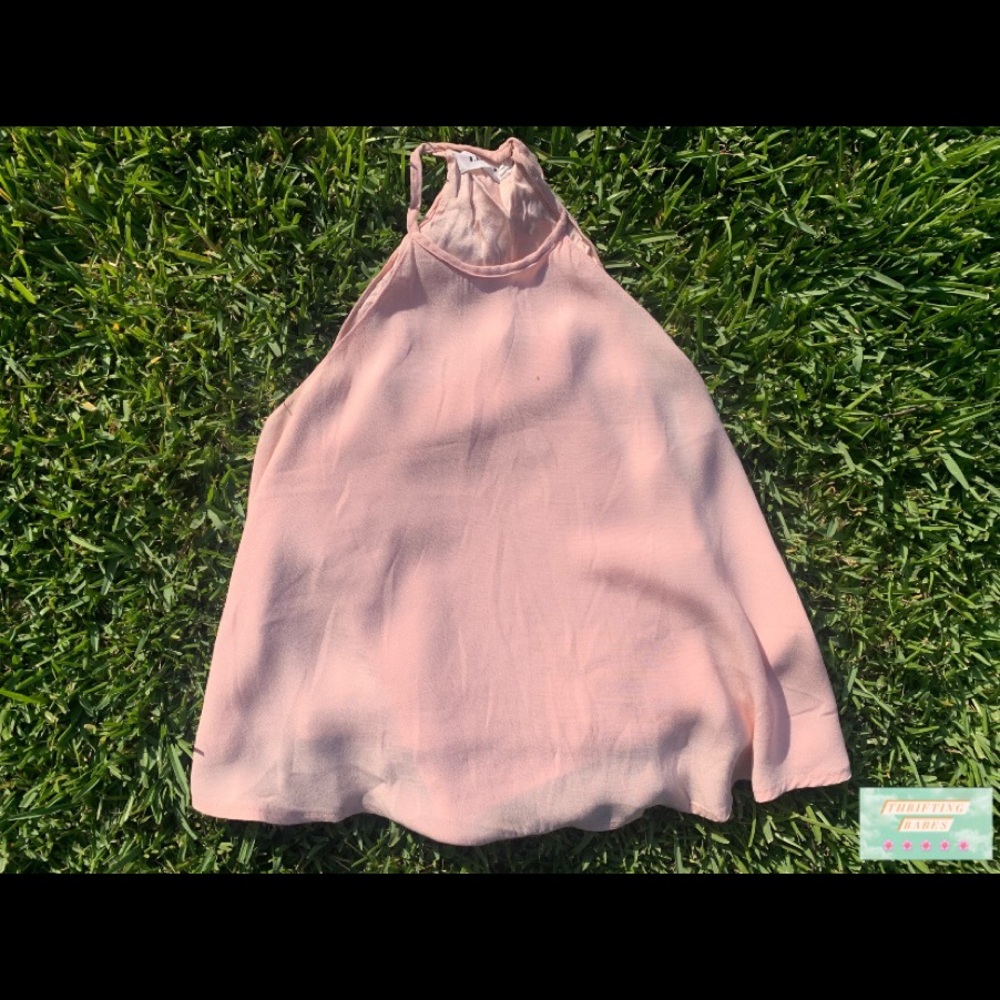 Pink Satin Top